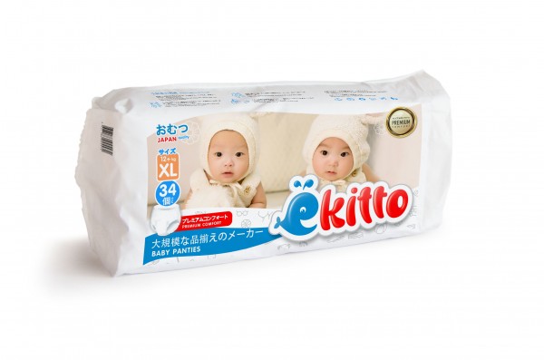 Подгузники-тру�ики Ekitto Premium "XL"